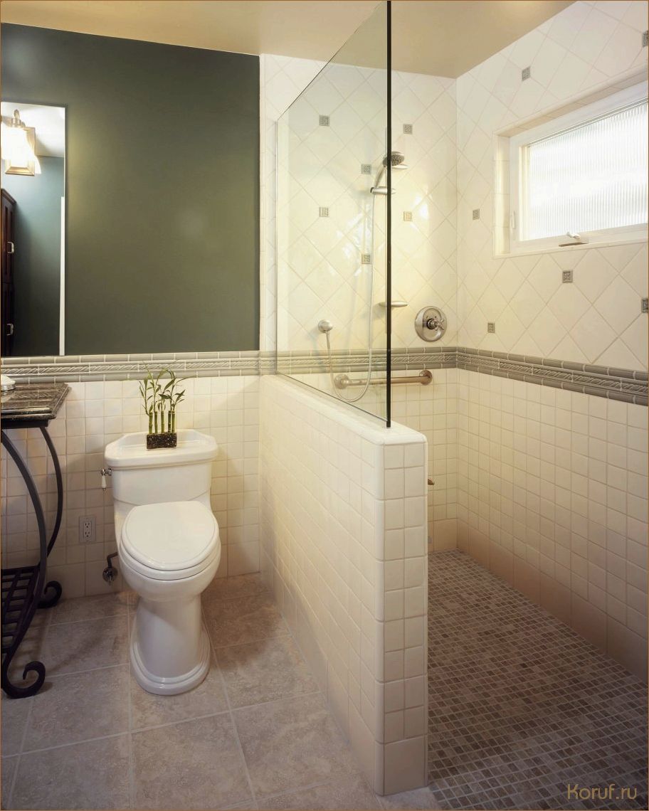 Инновационный дизайн душевого унитаза с перегородкой: функциональность и комфорт в вашей ванной комнате
