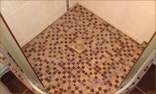 Неповторимый дизайн в ванной комнате: создание душевого поддона из мозаики