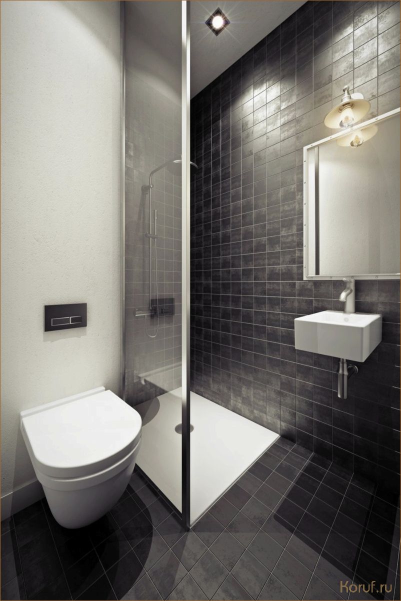 Создайте элегантный туалет в 2 метрах: Лучшие идеи дизайна для маленьких помещений