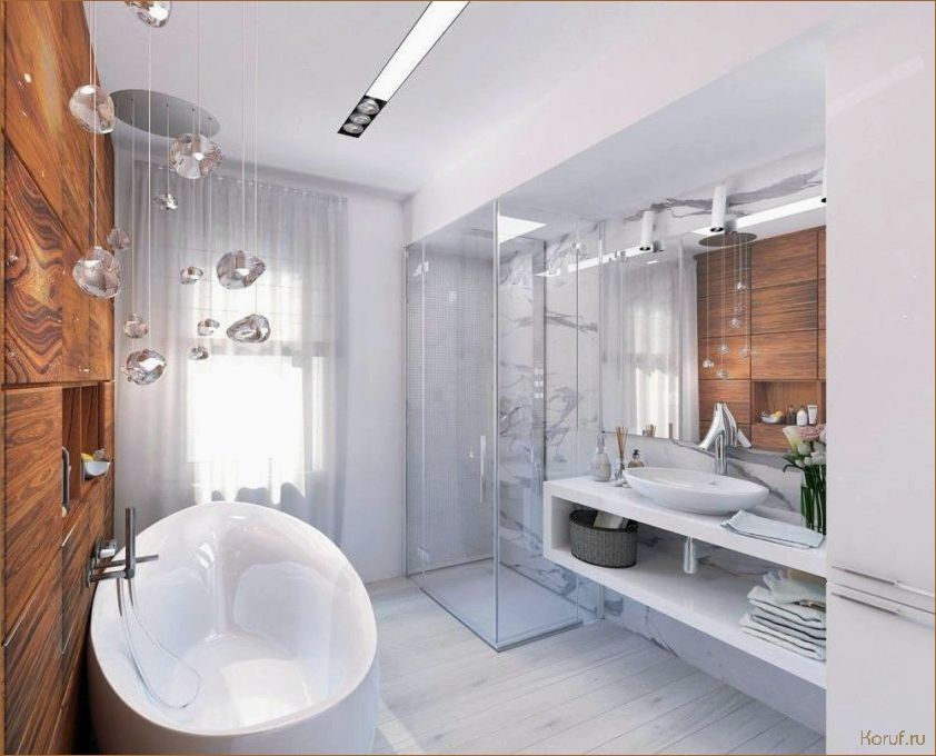 Искусство создания ванных комнат с использованием мозаичного дизайна