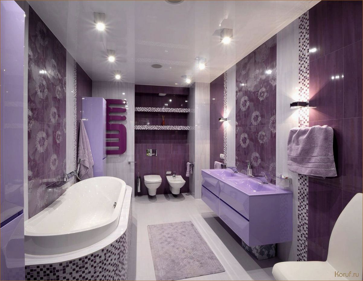 Искусство создания ванных комнат с использованием мозаичного дизайна