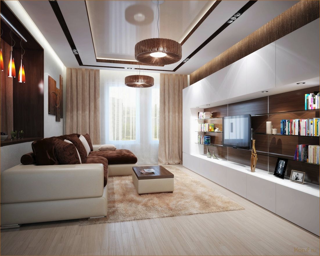 Создание уютной атмосферы: Идеальный дизайн горчичной гостиной для вашего дома