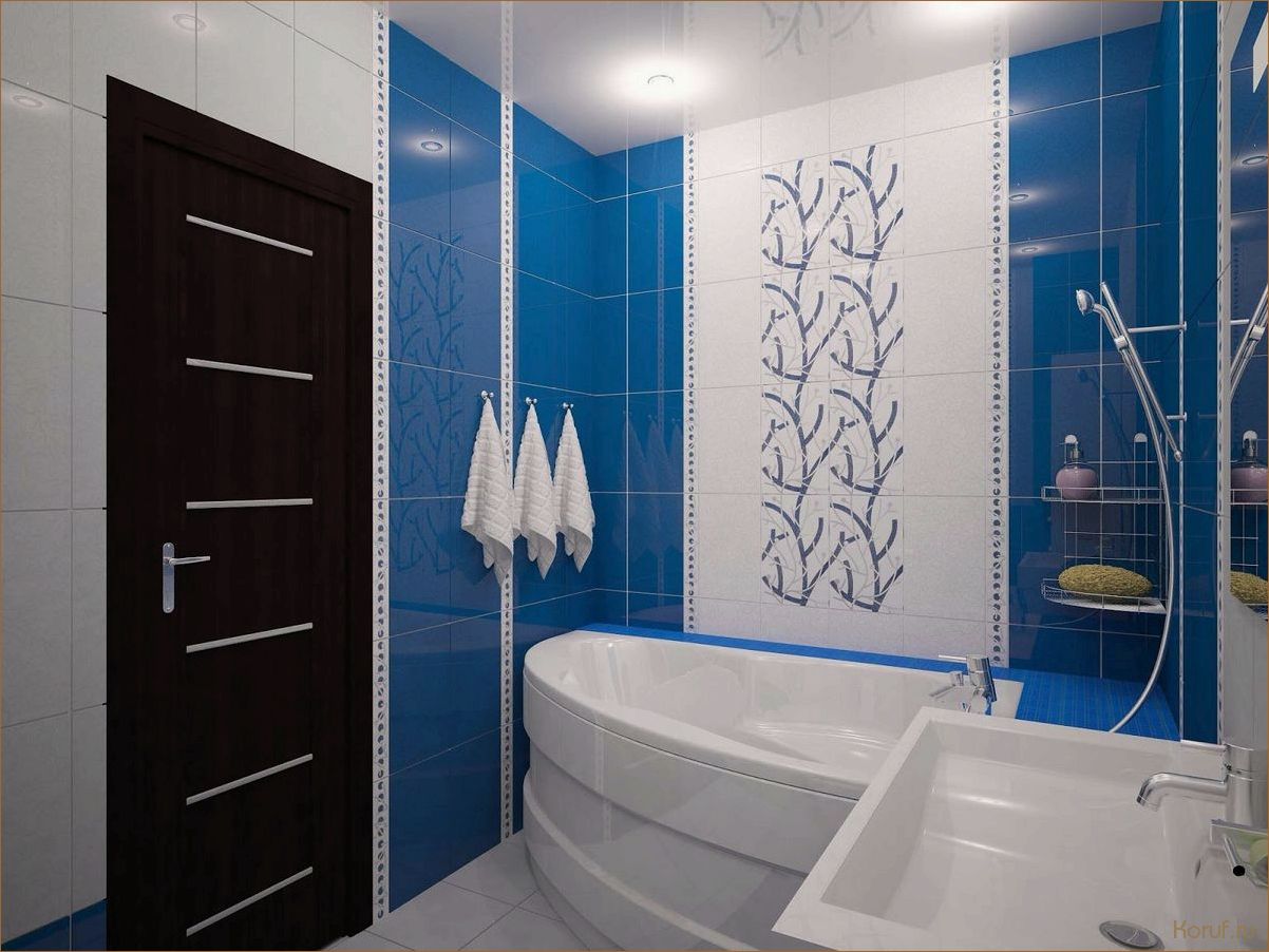 Оригинальный дизайн ванной комнаты в стиле полукруга