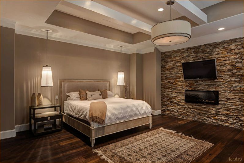 Каменный дизайн спальни: как создать уют и элегантность в вашей комнате