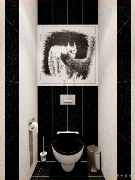 Стильный и элегантный: идеи дизайна черного туалета для вашего дома