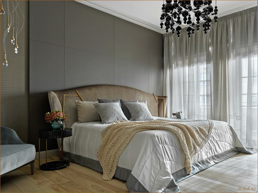Современный дизайн спальни с удобной гардеробной: идеи и вдохновение