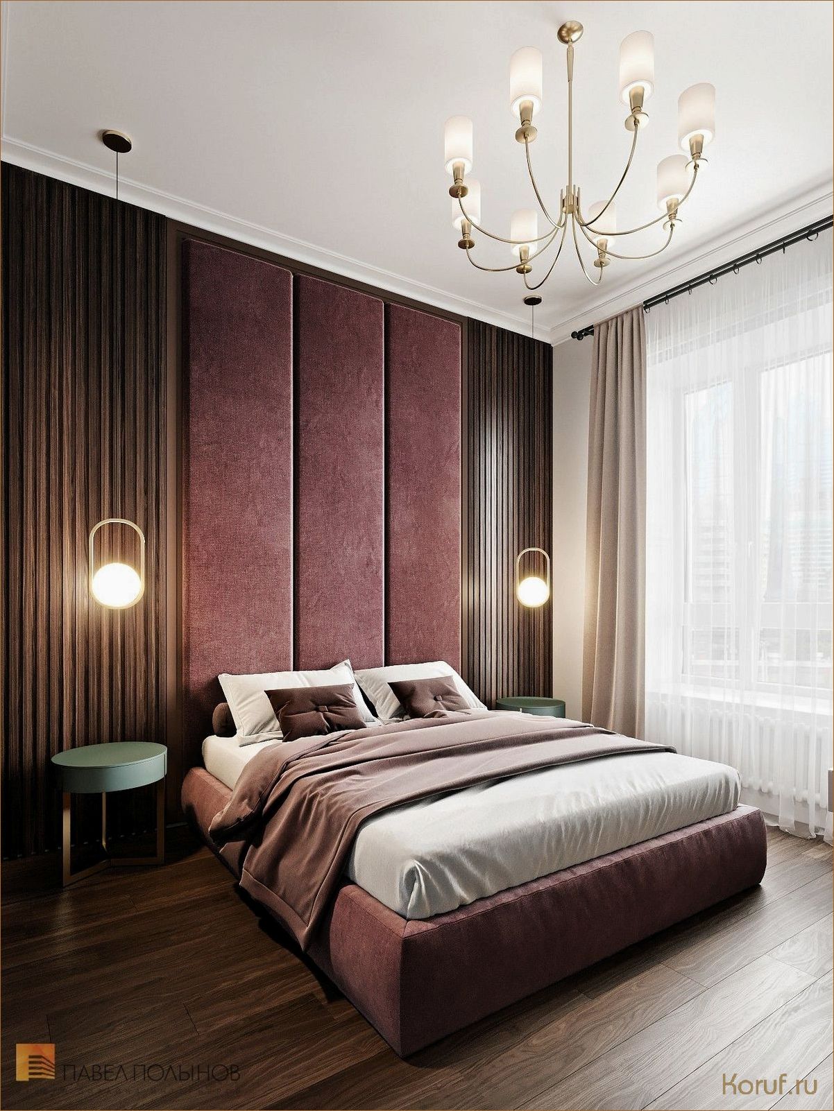 Современный дизайн спальни с удобной гардеробной: идеи и вдохновение