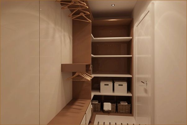 10 идей дизайна для создания функциональной и стильной узкой гардеробной комнаты.