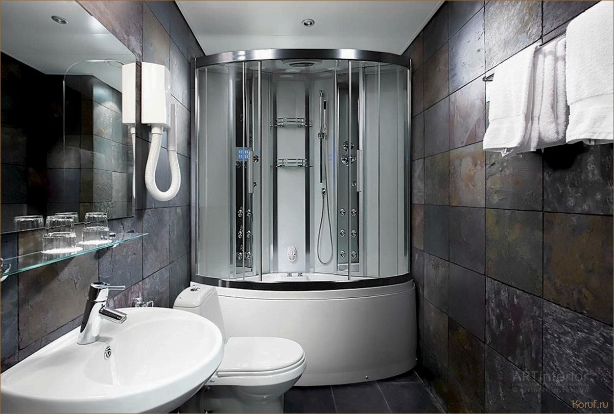 Погрузитесь в мир роскоши: шикарный дизайн ванной комнаты с душевой, который заставит вас влюбиться в свой дом