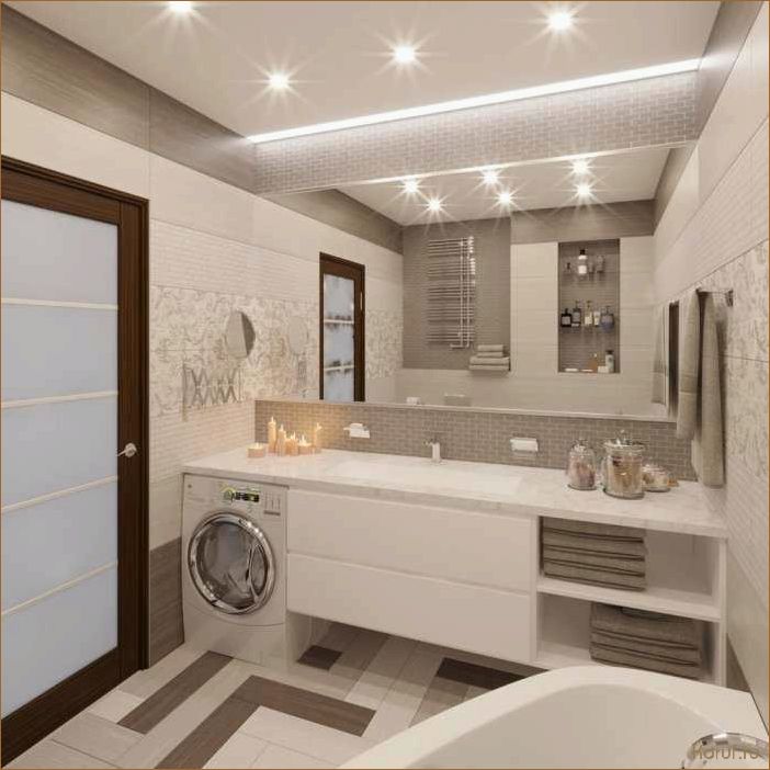 Превратите вашу ванную в оазис спокойствия: советы по дизайну ванной комнаты с квадратной душевой