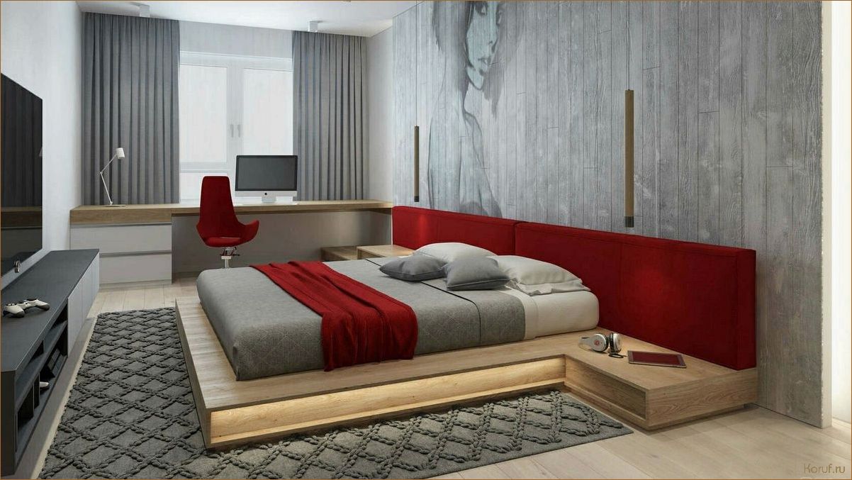 Станьте стильным с серыми дизайнами спален: лучшие идеи и советы
