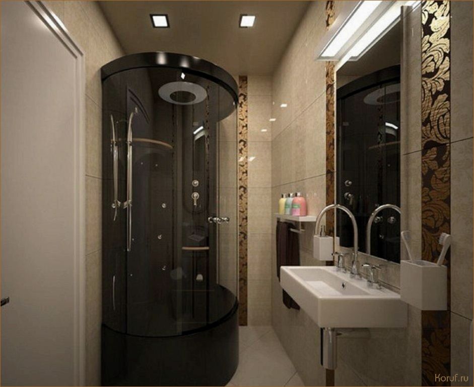 10 идей дизайна маленькой ванной с умело вписанной душевой кабинкой
