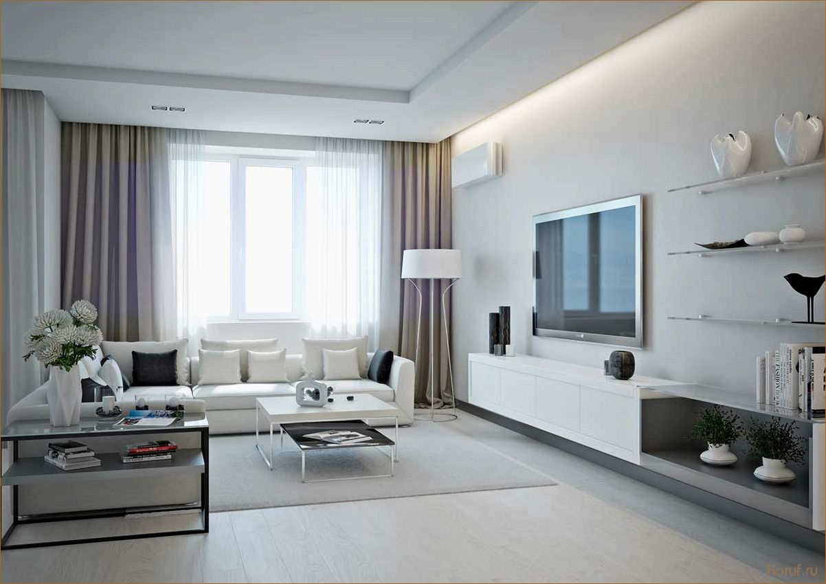 Идеи дизайна белой гостиной: как создать стильное пространство