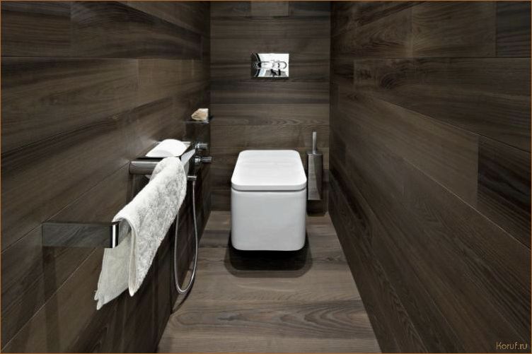 Стильный туалет из кирпичиков: дизайнерские идеи для интерьера