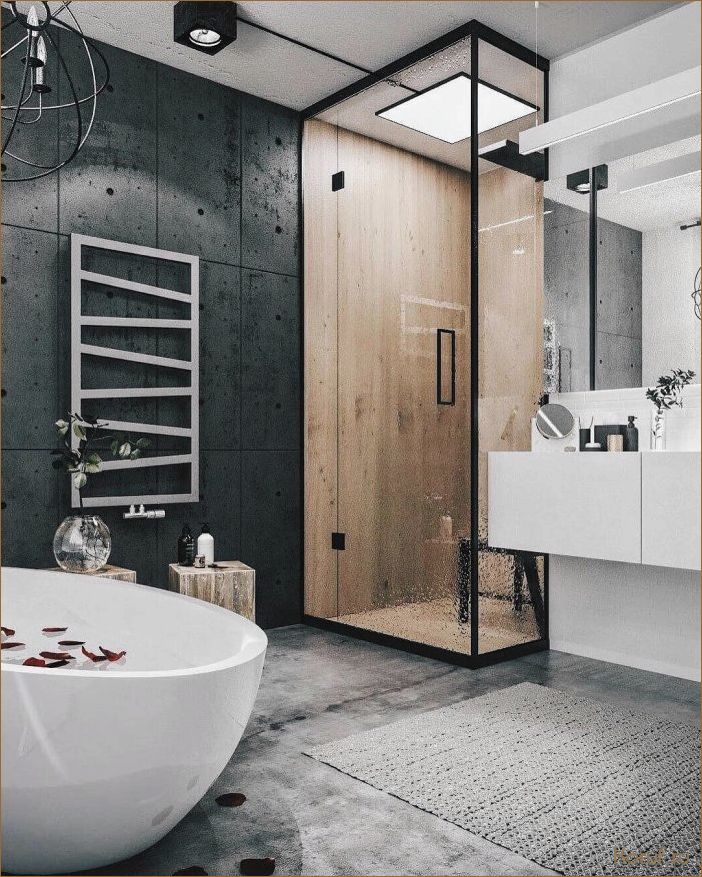 Dizain loft dushovoi: воплощение стиля и функциональности в вашей ванной