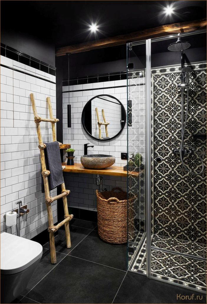 Dizain loft dushovoi: воплощение стиля и функциональности в вашей ванной
