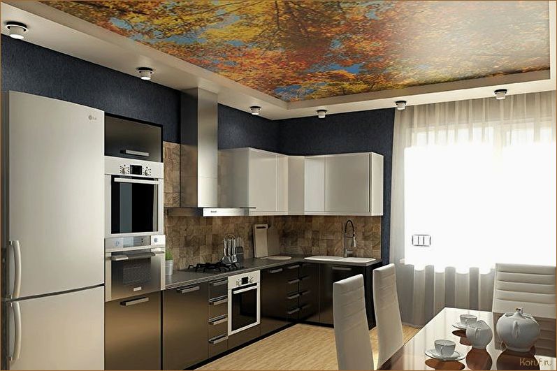 15 великолепных идей для дизайна потолков на кухне: от современных до классических вариантов