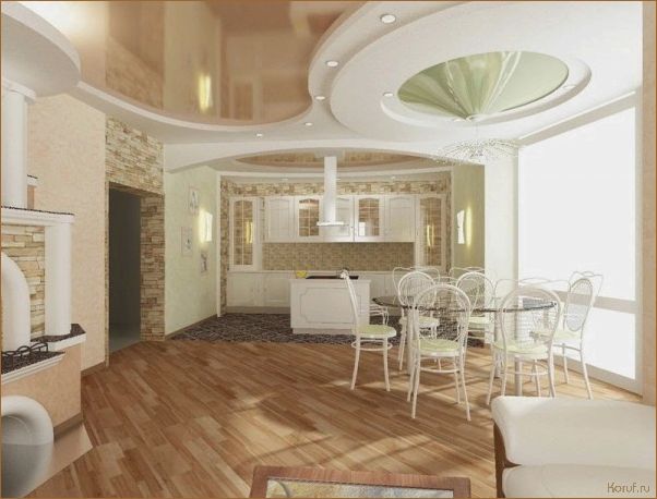 15 великолепных идей для дизайна потолков на кухне: от современных до классических вариантов