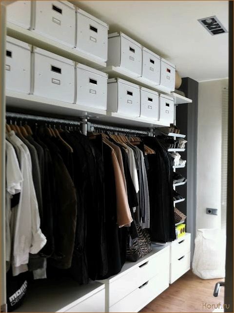 5 идей для максимально функционального дизайна маленькой гардеробной в хрущевке