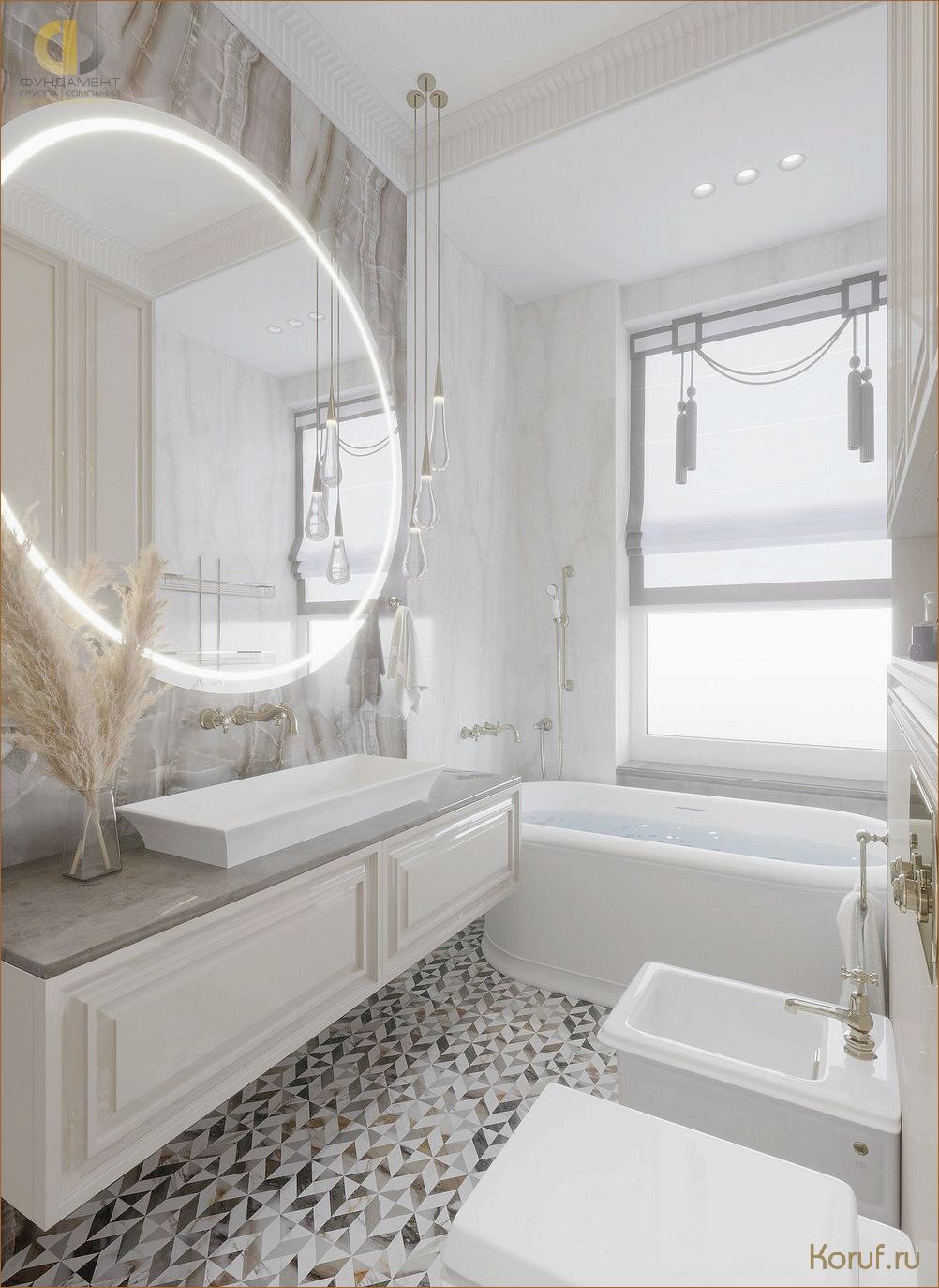 (дизайн комнаты санузла, дизайн санузла с душевым поддоном, интересные дизайны комнат) Дизайнерский санузел с элегантным душевым поддоном: идеи для создания уютной и современной ванной комнаты