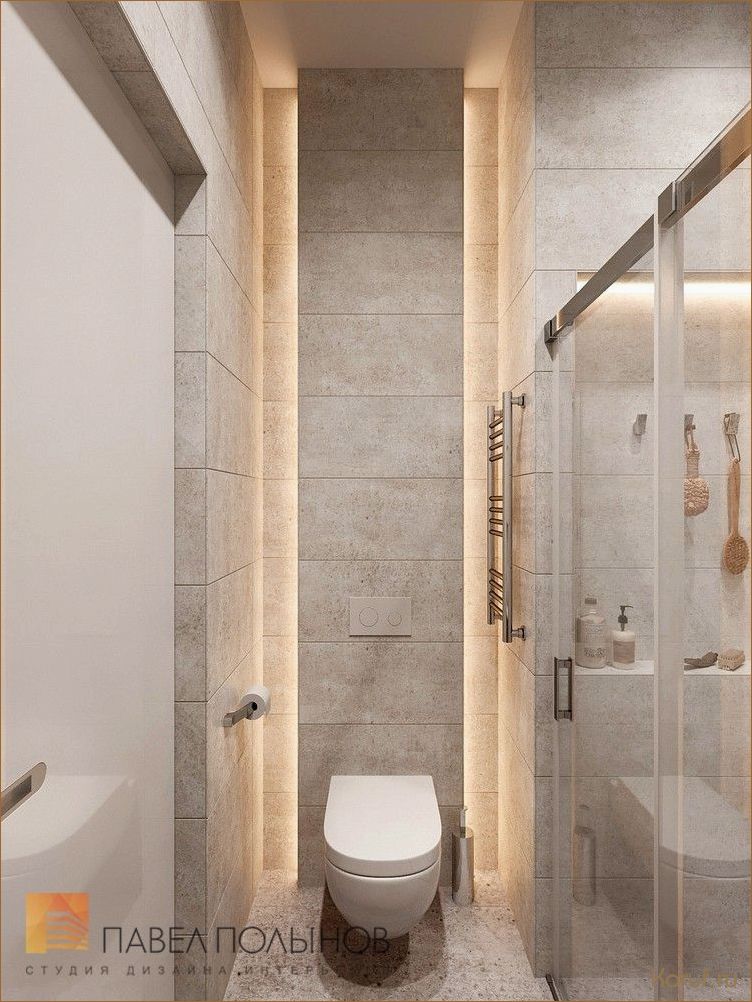 (дизайн комнаты санузла, дизайн санузла с душевым поддоном, интересные дизайны комнат) Дизайнерский санузел с элегантным душевым поддоном: идеи для создания уютной и современной ванной комнаты