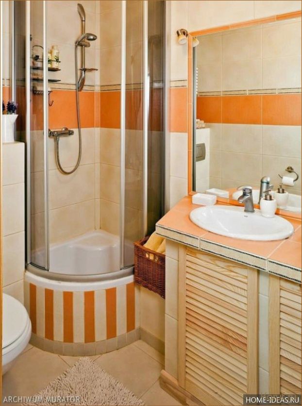 (дизайн маленькой ванные с душевой, дизайны маленькой ванны с душевой, дизайн маленькой ванной с душевым уголком) Как создать функциональный и стильный дизайн маленькой ванны с угловым душем?