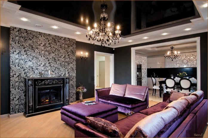 Современный стиль и уют в одном: идеальный комбинированный дизайн гостиной