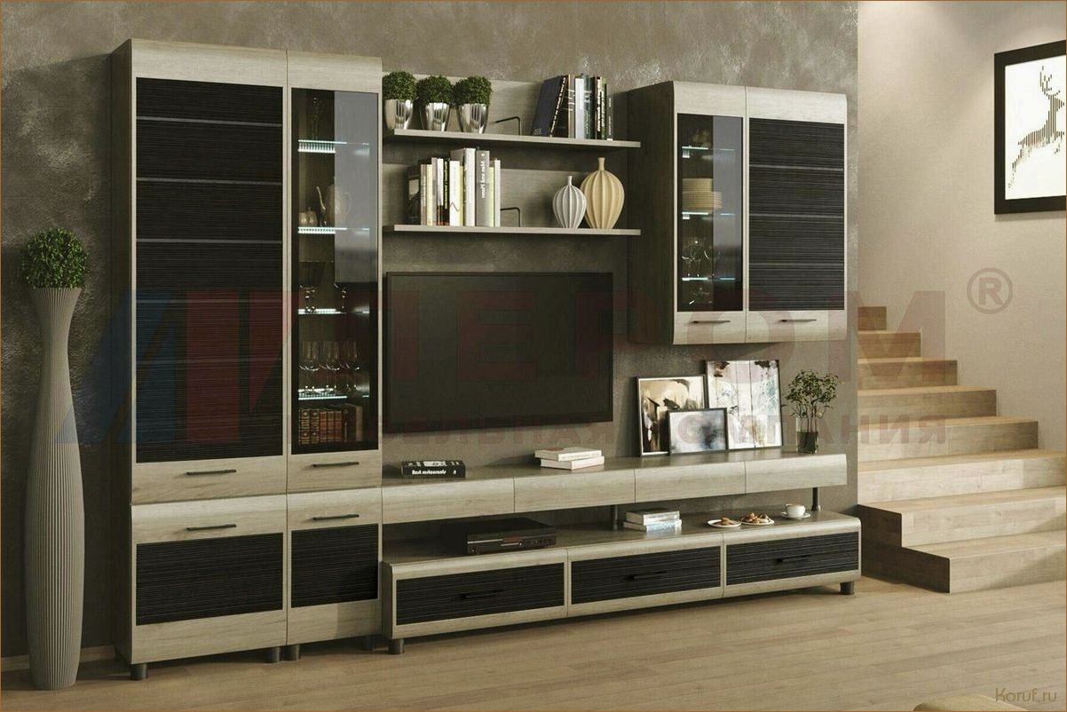 Современный стиль и уют в одном: идеальный комбинированный дизайн гостиной