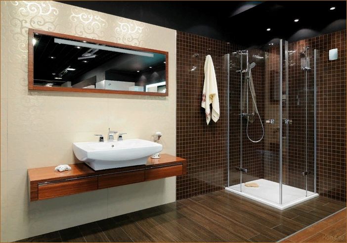 10 красивых и практичных идей для дизайна ванной с эффектной душевой перегородкой.