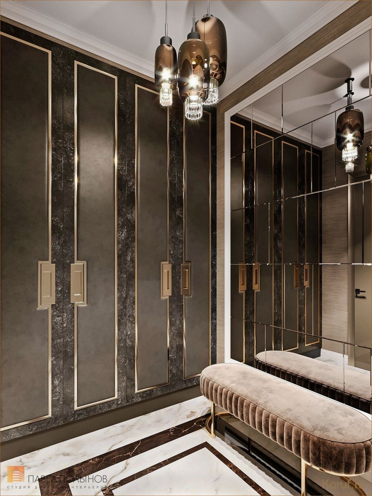 (дизайн гардеробной зеркала, дизайны комнаты, дизайн комната) Дизайн гардеробной зеркала: преимущества и возможности