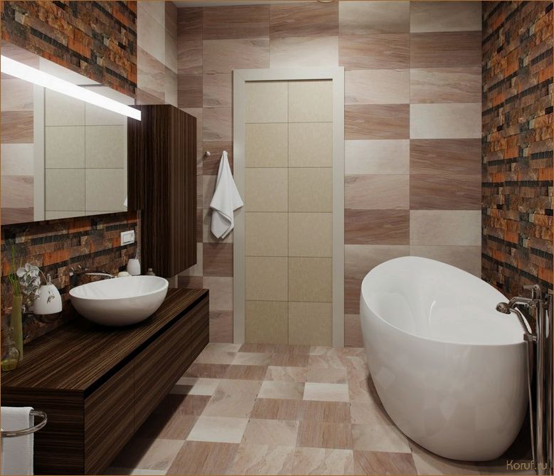 (дизайн ванной модерн, дизайн ванны модерн, дизайны ванная комната) Дизайн ванной для современного интерьера