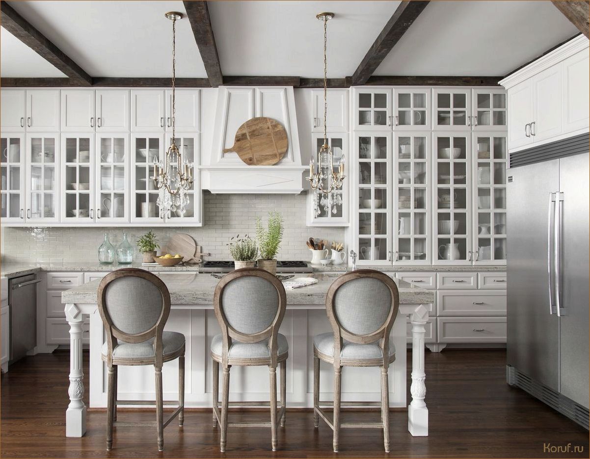 (кухня дизайн франция, кухни дизайн франция, французский дизайн кухни) Изысканный французский дизайн кухни: тенденции и особенности