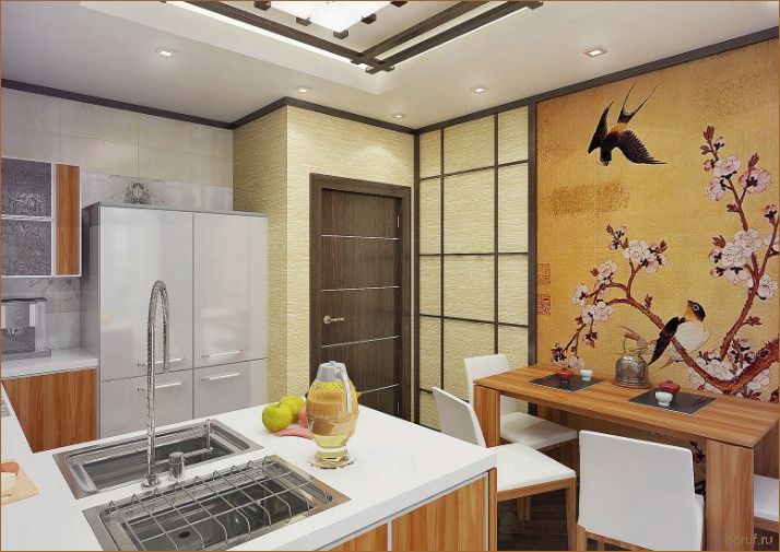 Эстетика и функциональность: обзор японских кухонных дизайнов.
