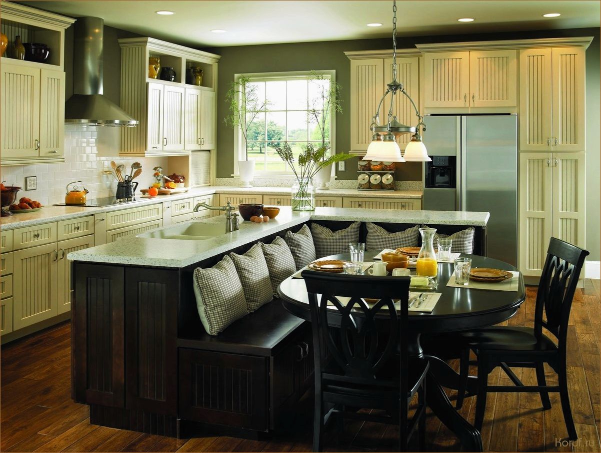 (дизайн продолговатой кухни, кухня большая дизайн, кухни большие дизайн) Преобразуйте свою продолговатую кухню: советы и идеи по дизайну