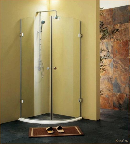 Превратите ванную комнату в оазис красоты: дизайнерская душевая без поддона