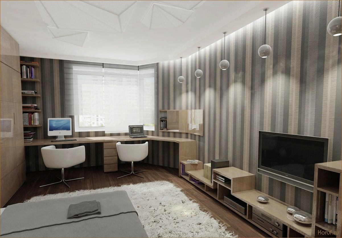 Разделенная гостиная: искусство создания гармоничного дизайна в двух зонах