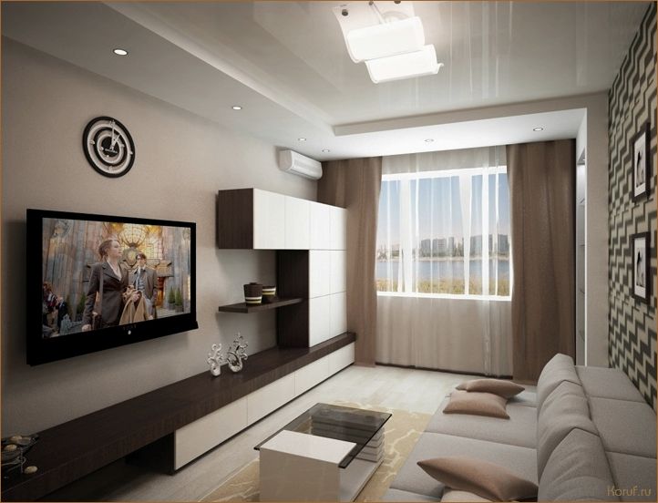 Разделенная гостиная: искусство создания гармоничного дизайна в двух зонах