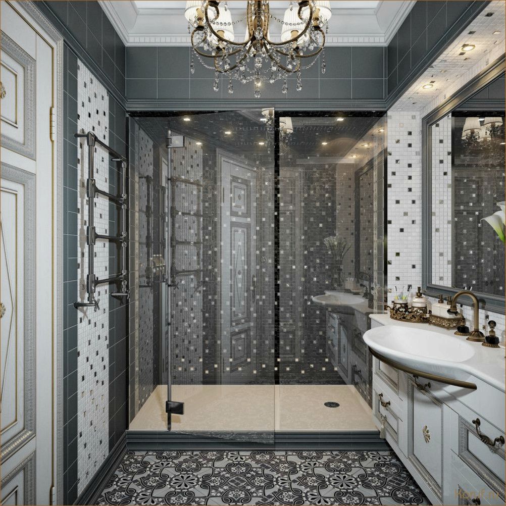 Создание стильной дизайнерской ванной для душевой кабины