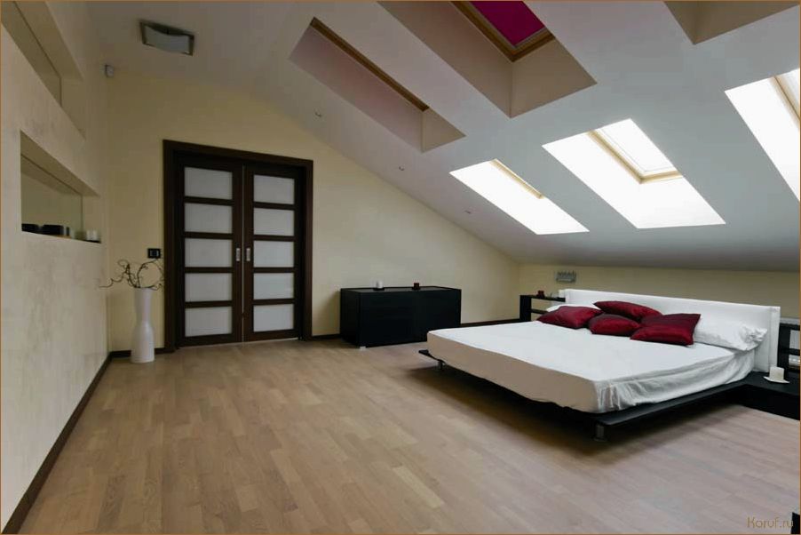 (дизайн мансардных помещений, дизайн мансардные помещений, дизайн мансардные помещения) 10 креативных и стильных идей дизайна спален в мансардных помещениях