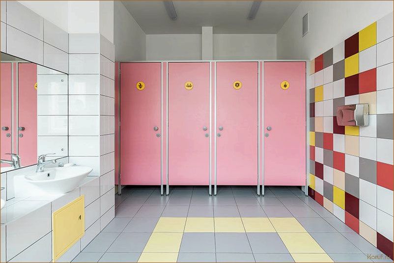 10 топовых идей дизайна школьных туалетов для комфортной и безопасной среды обучения