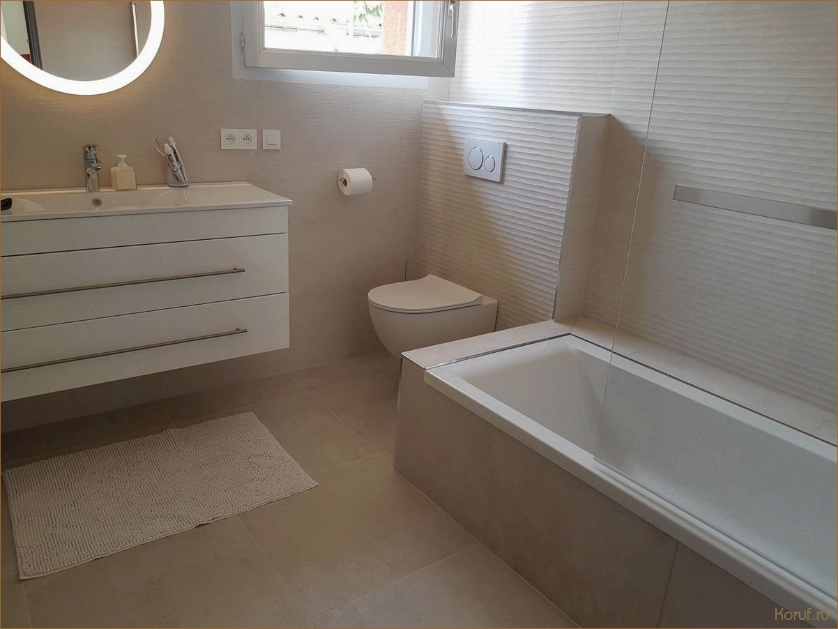 (бежевый дизайн ванной, бежевая ванная дизайн, бежевый дизайн ванны) Бежевая ванная: привлекательный дизайн интерьера