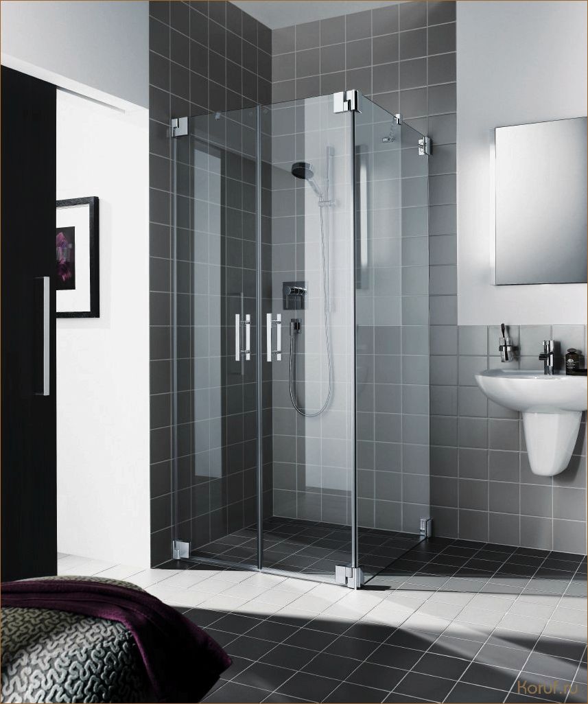 Идеальное решение для ограниченного пространства: Маленькая душевая без поддона с потрясающим дизайном