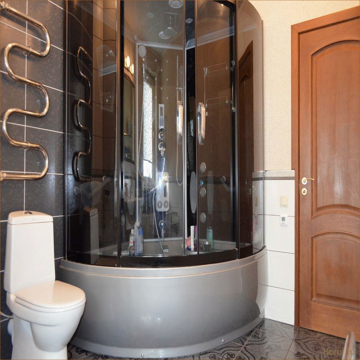 Идеи дизайна туалетной комнаты с душевой кабиной: создайте комфорт и стиль в своем доме