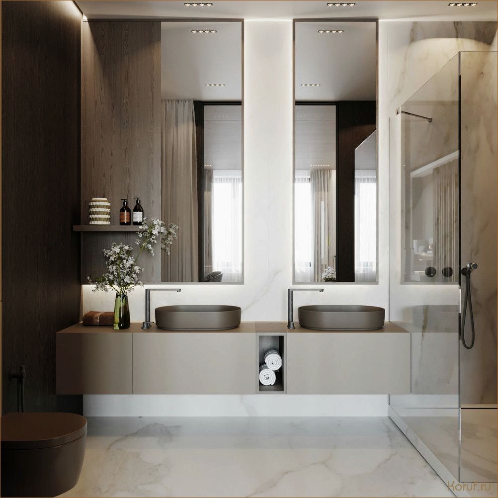 Идеи дизайна туалетной комнаты с душевой кабиной: создайте комфорт и стиль в своем доме