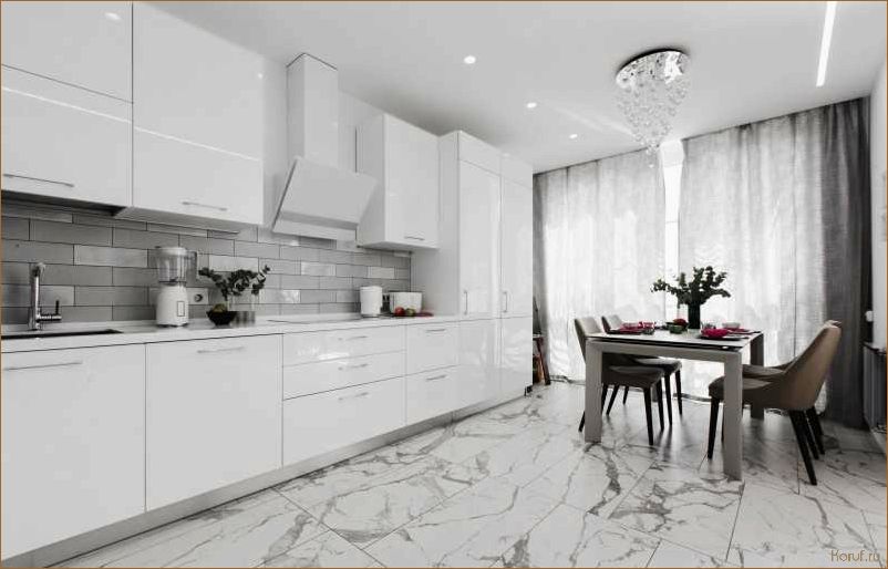 Интерьерная гармония: дизайн кухни с использованием шпона