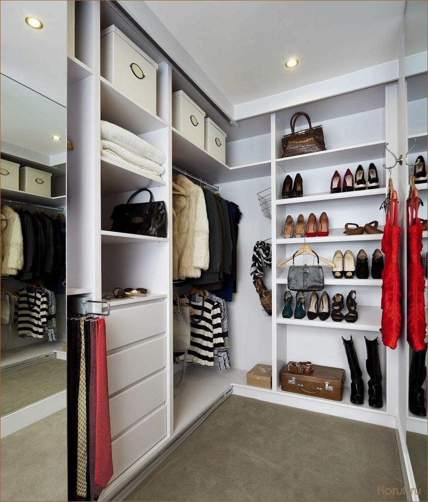 Использование балконов как части гардеробных