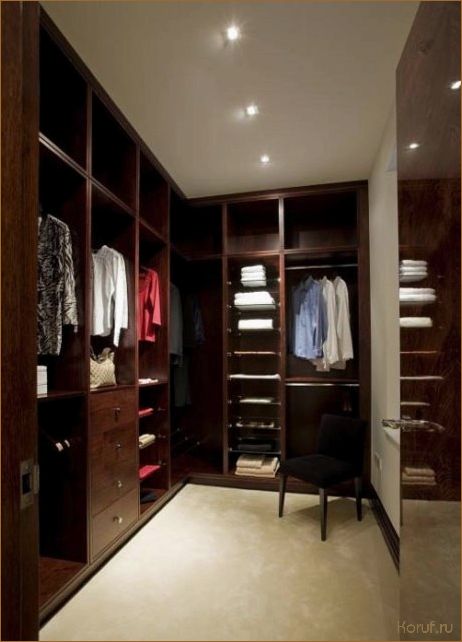 Использование балконов как части гардеробных