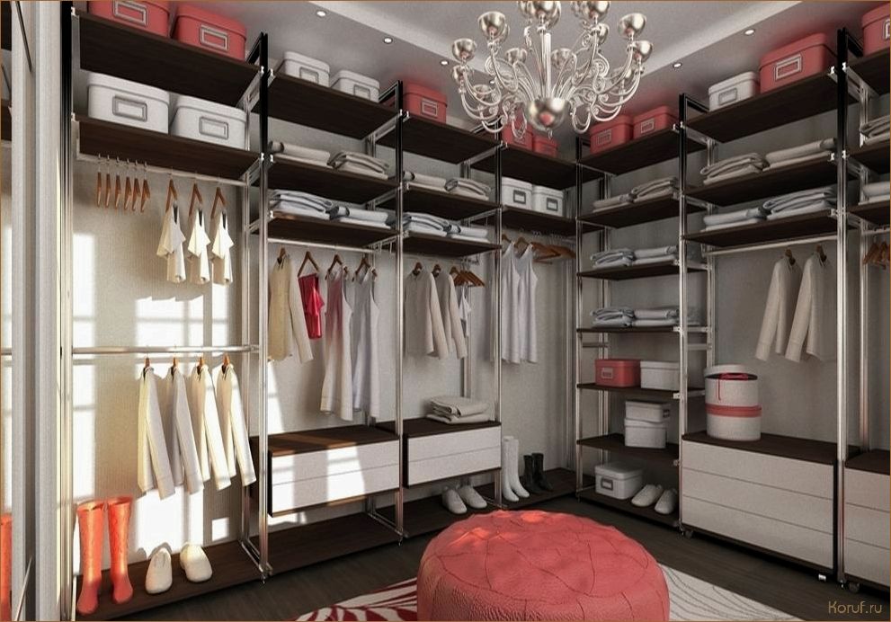 Использование балконов как части гардеробных