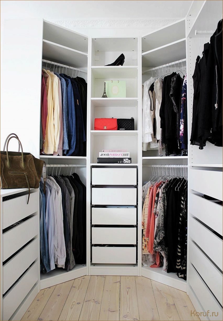 Использование балконов как части гардеробных