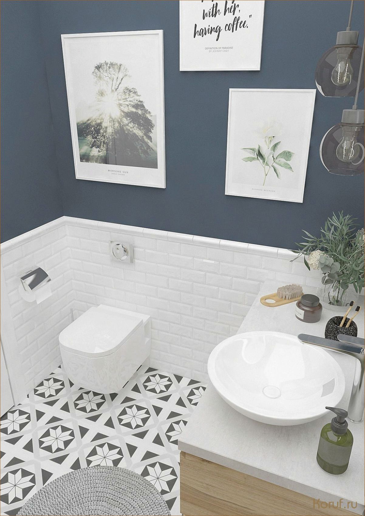 Как создать стильную ванную для небольшой семьи